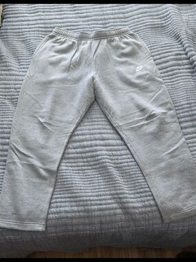 Nike Gray Sweatpants Open Hem Sz XL